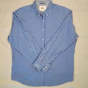 Lacoste Men's Regular Fit Striped Oxford Shirt